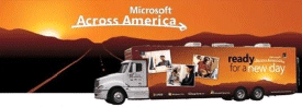 Microsoft Across America truck made a stop at ONLC