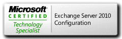 MCTS: Exchange Server 2010 Configuration