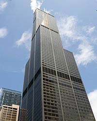 ONLC Training Centers downtown Chicago, IL computer training site -- Willis Tower (former Sears Tower).