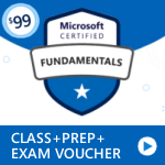 Train and Prep for Microsoft Fundamentals Certification for just $99