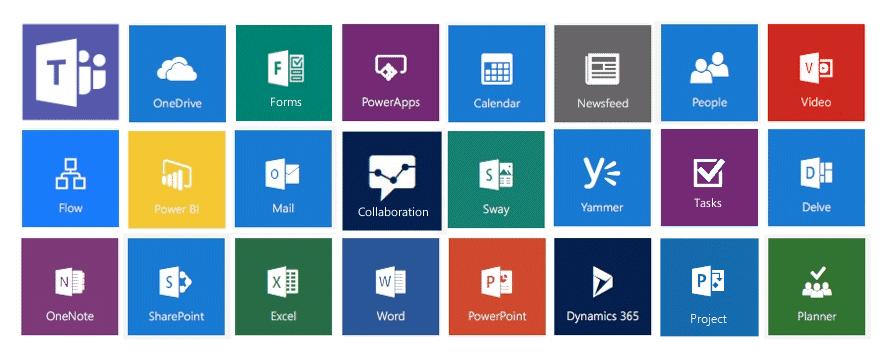 Znalezione obrazy dla zapytania microsoft office 365 apps