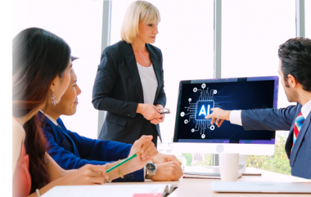 Photo: Team learning AI with ONLC.